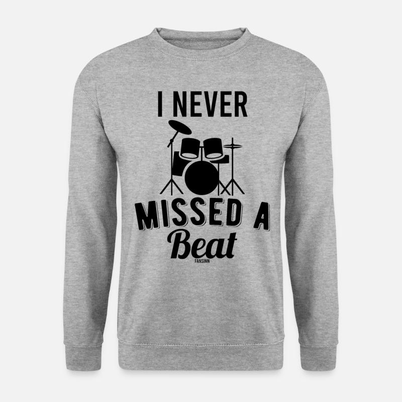 Drummer band drumming - Unisex Sweatshirt - salt & pepper