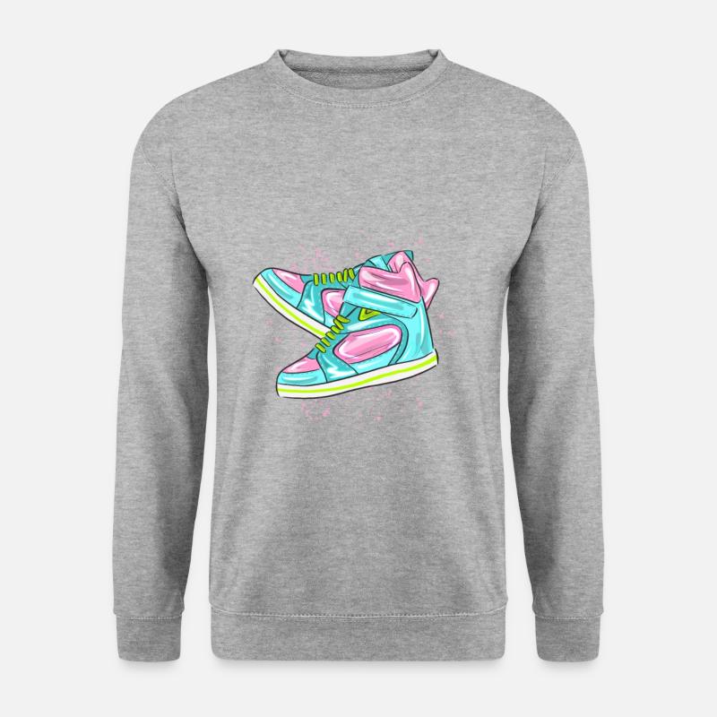 Sneakers - Unisex Pullover - Weißgrau meliert