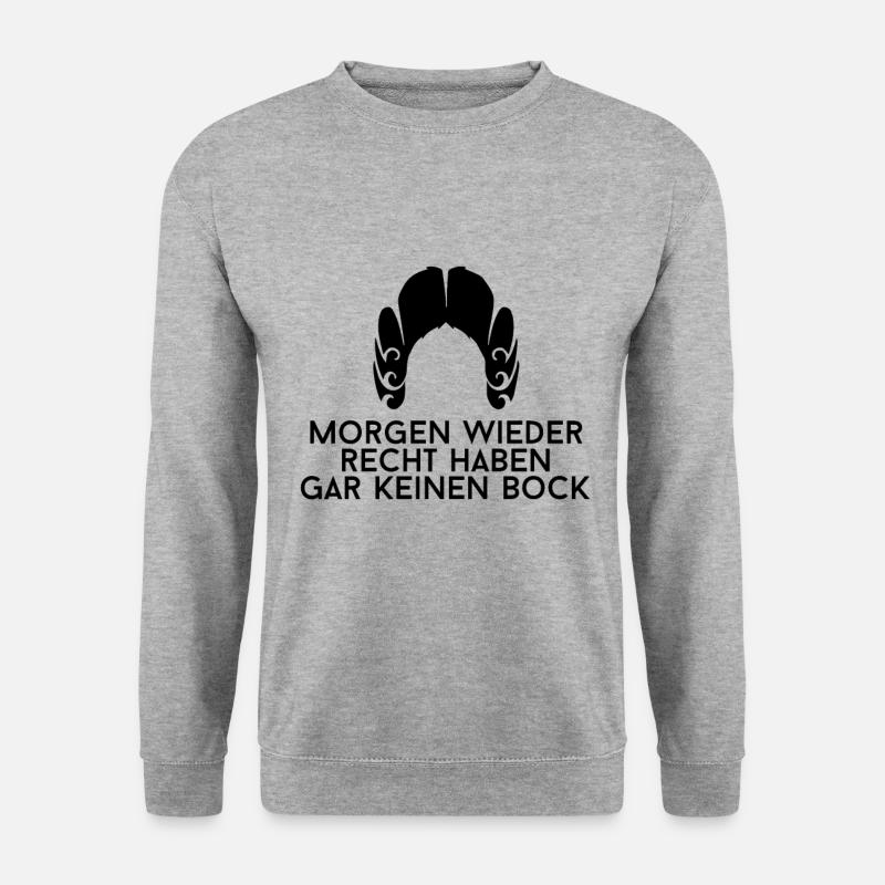 Geschenk Richter - Unisex Pullover - Weißgrau meliert
