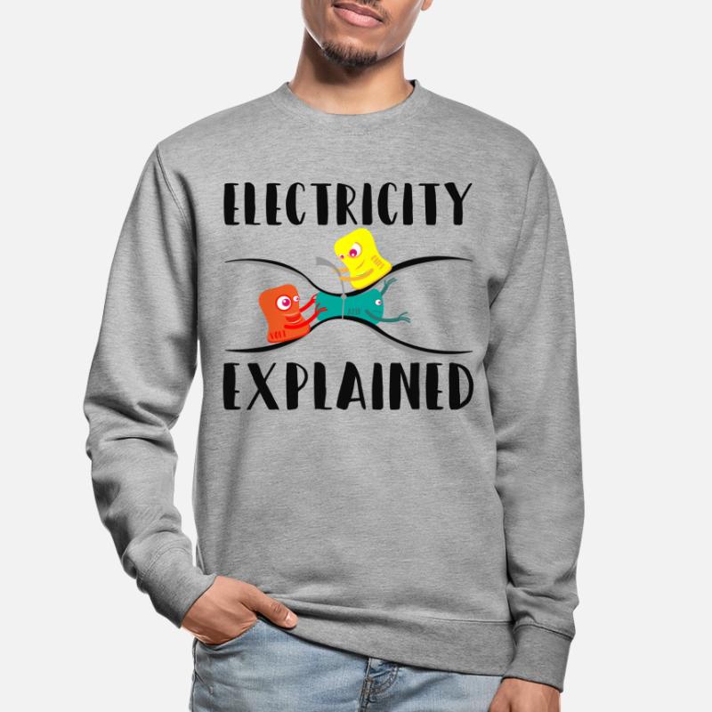 Electricity Explained Physics Nerd Unisex Sweatshirt