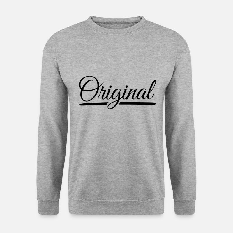 Original - Unisex Pullover - Weißgrau meliert