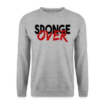 Denglisch proverbs proverb gift - Unisex Sweatshirt - salt & pepper - Front - Alina (178cm) & Michal (187cm)