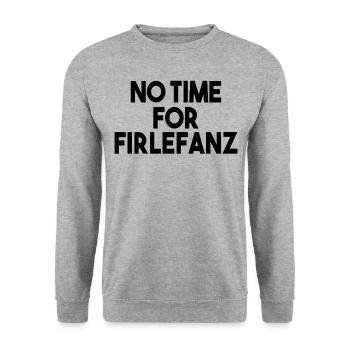 Denglisch proverbs proverb gift - Unisex Sweatshirt - salt & pepper - Front - Alina (178cm) & Michal (187cm)