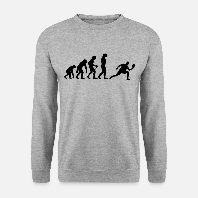 Frisbee Disk Golf Ultimate frisbee Diskgolf Hobby - Unisex Pullover - Weißgrau meliert