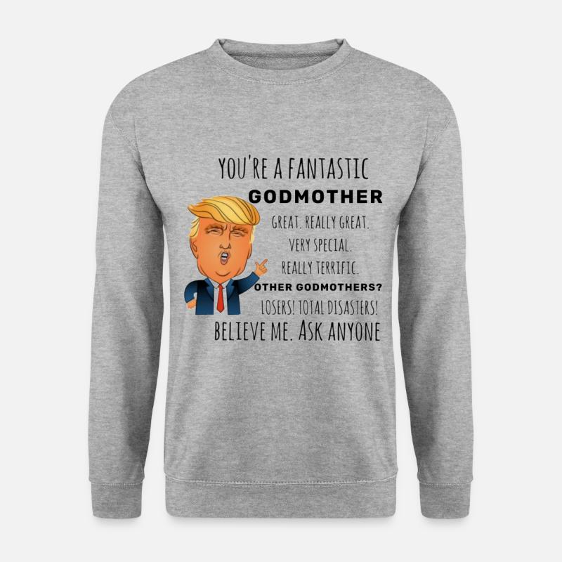 Patin bestes Geschenk - Unisex Pullover - Weißgrau meliert