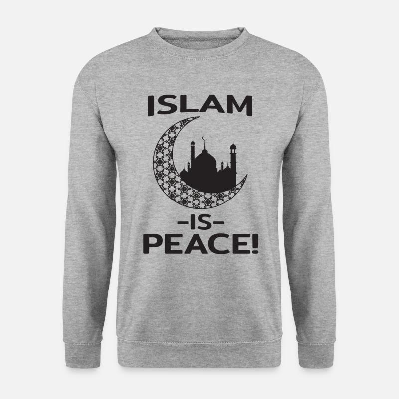 Islam - Unisex Pullover - Weißgrau meliert