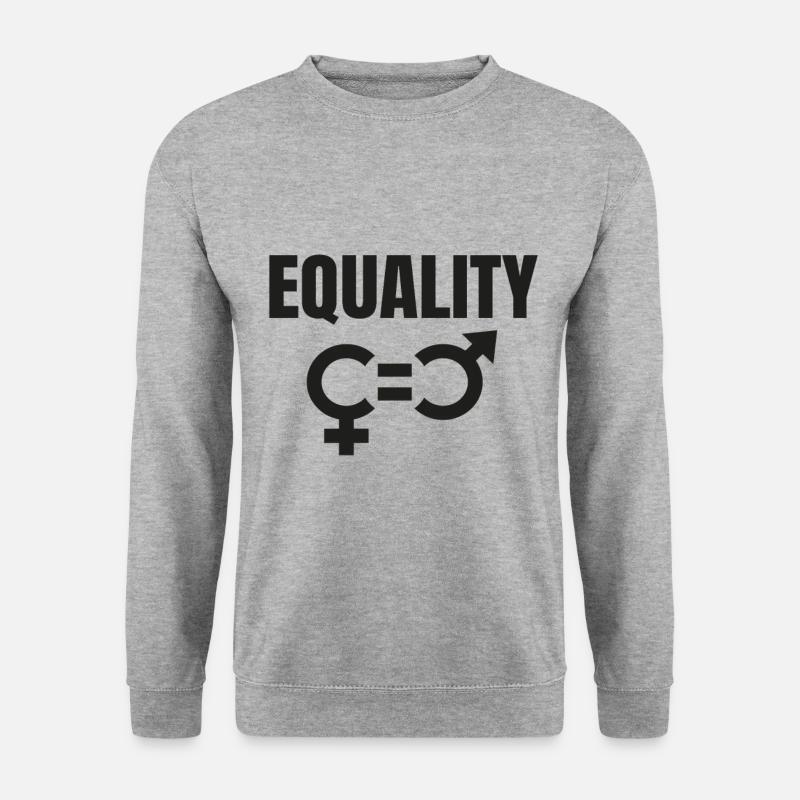 equal rights - Unisex Sweatshirt - salt & pepper