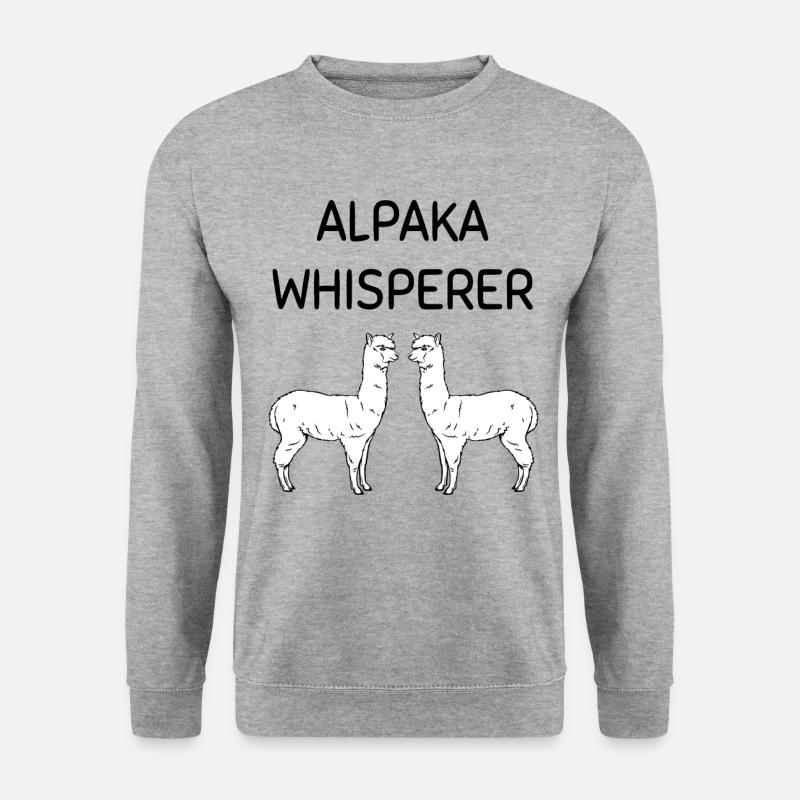 alpaca - Unisex Sweatshirt - salt & pepper