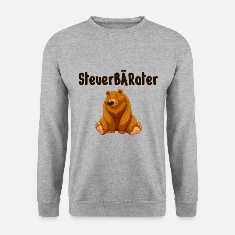 Steuerberater - Unisex Pullover - Weißgrau meliert