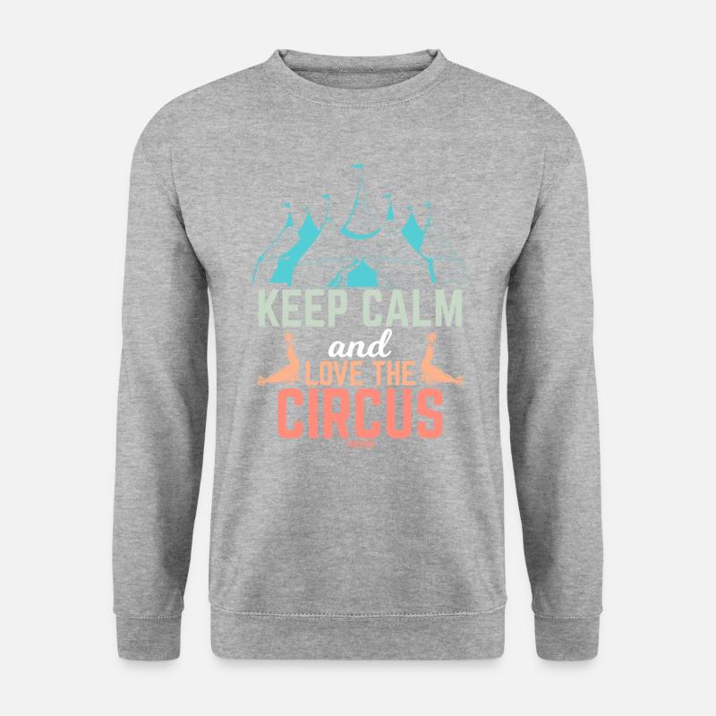 Cirque cirque cirque ambulant amusant - Sweat-shirt Unisexe - gris chiné