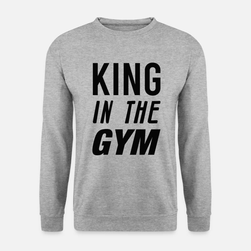 gym - Unisex Pullover - Weißgrau meliert