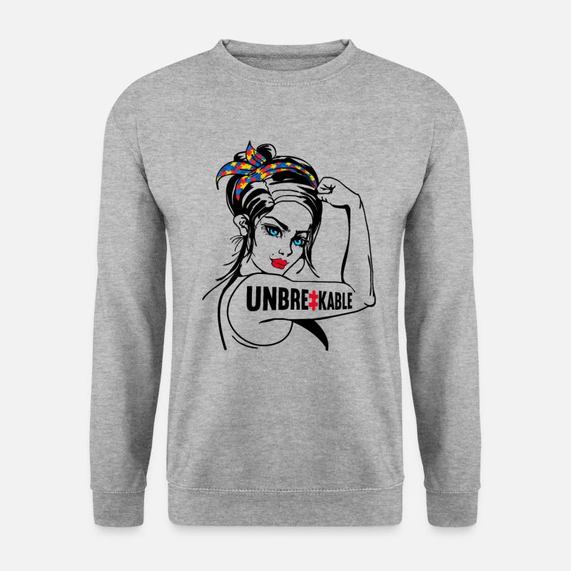 Autisme Conscience - Sweat-shirt Unisexe - gris chiné