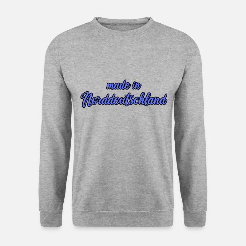 Norddeutschland - Unisex Pullover - Weißgrau meliert