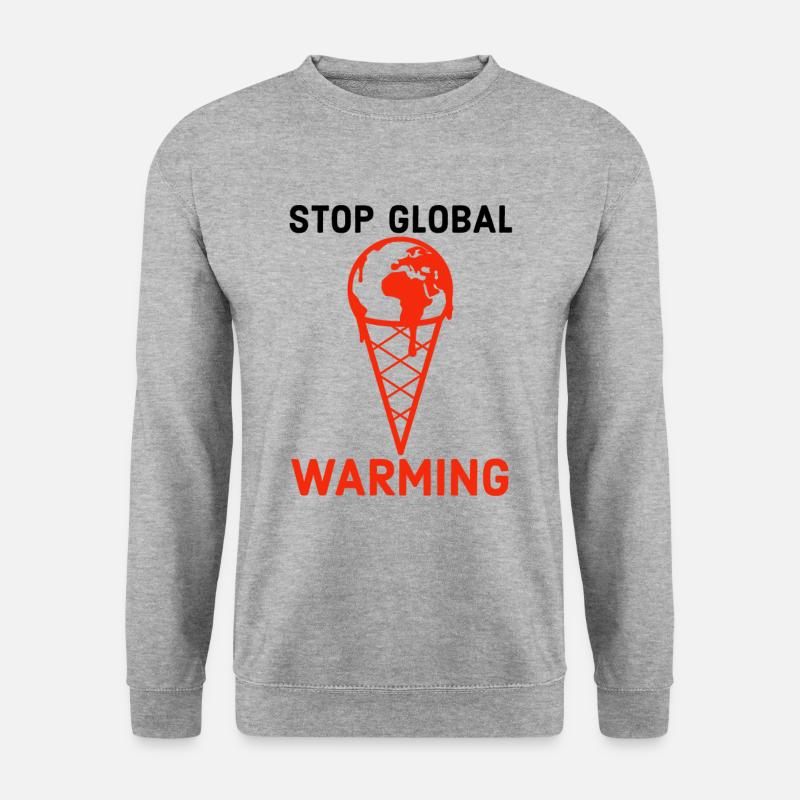 Environmental, Climate Change, Climate Change - Unisex Sweatshirt - salt & pepper