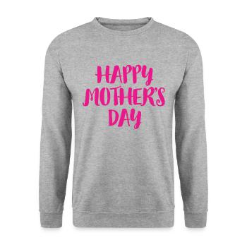 Mother's Day, Mother's Day, Mother's Day, Mother's - Unisex Sweatshirt - salt & pepper - Front - Alina (178cm) & Michal (187cm)