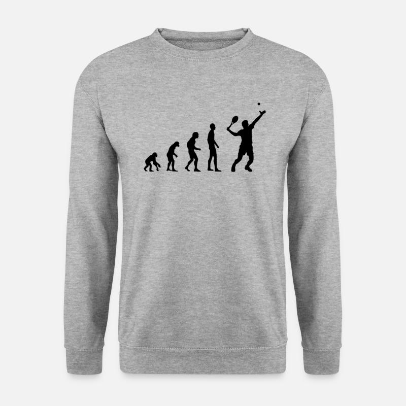 Tennis Evolution - Sweat-shirt Unisexe - gris chiné