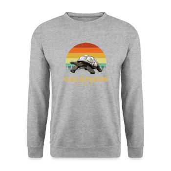 galapagos islands, galapago ecuador - Unisex Sweatshirt - salt & pepper - Front - Alina (178cm) & Michal (187cm)