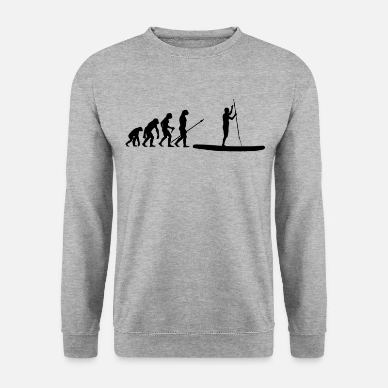 Evolution Stand Up Paddling SUP - Unisex Sweatshirt - salt & pepper