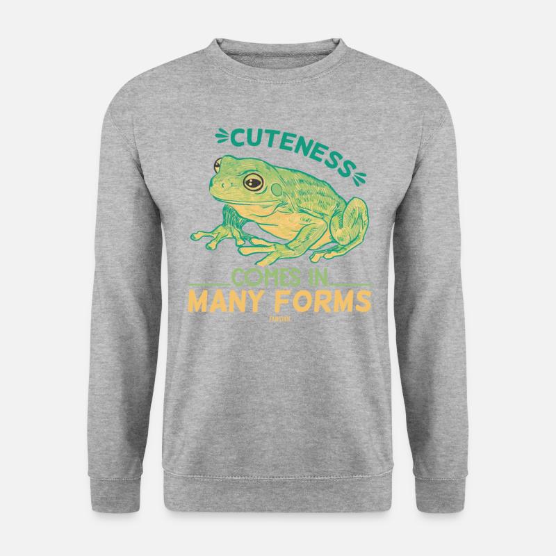 cute frog kids toad - Unisex Sweatshirt - salt & pepper