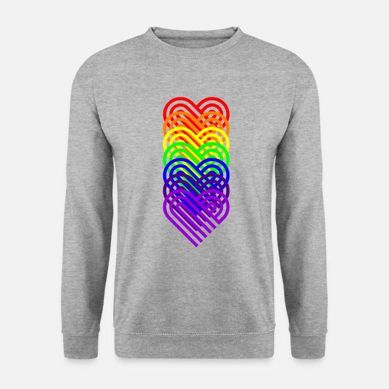 Rainbow, Rainbow, Rainbow, Rainbow, Rainbow - Unisex Sweatshirt - salt & pepper
