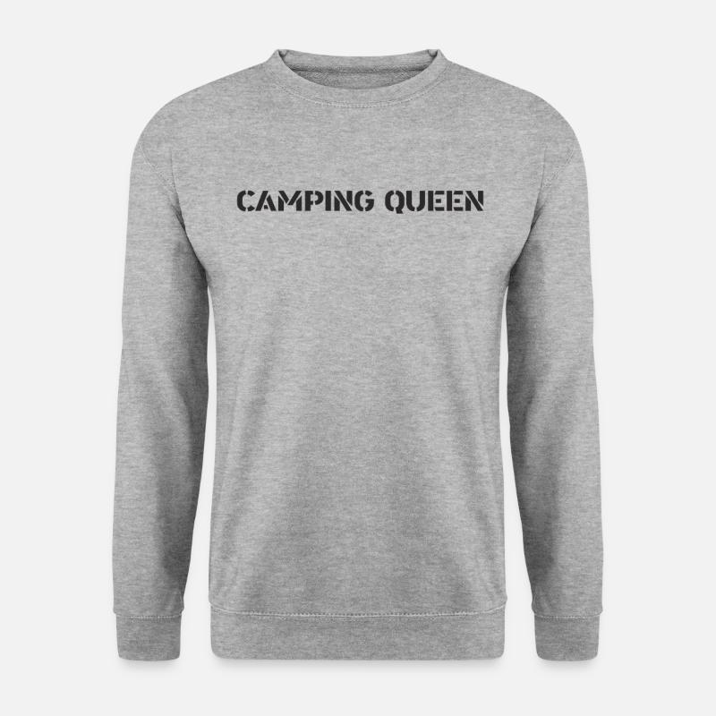 Camping - Camping Queen - Unisex Sweatshirt - salt & pepper