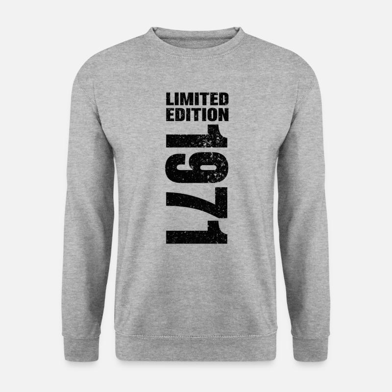 1971 Limited Edition - Unisex Pullover - Weißgrau meliert