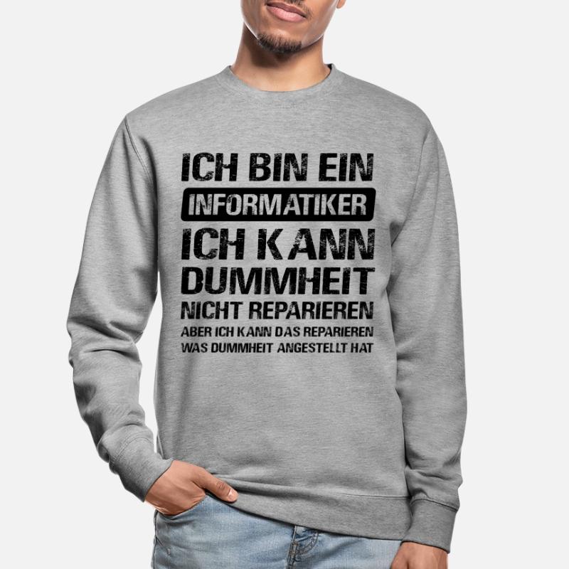 Informatiker Software Programmierer Unisex Pullover