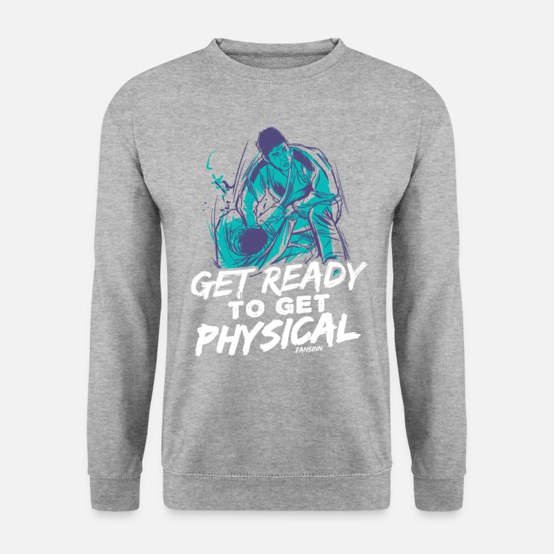 Aikido - Unisex Pullover - Weißgrau meliert