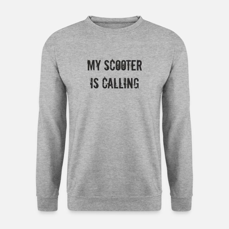 Scooter - My Scooter is calling - Unisex Sweatshirt - salt & pepper