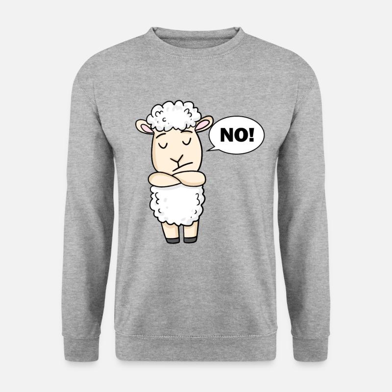 Sheep No - Unisex Sweatshirt - salt & pepper