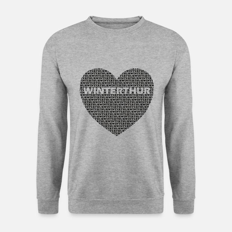 Winterthur Heart - Unisex Sweatshirt - salt & pepper