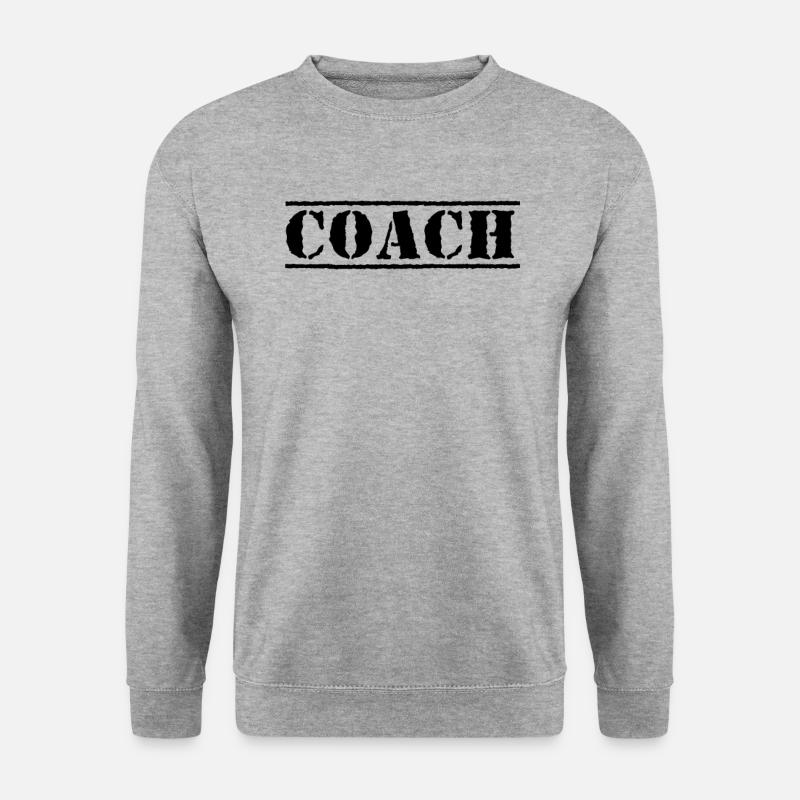 Coach Trainer - Unisex Pullover - Weißgrau meliert