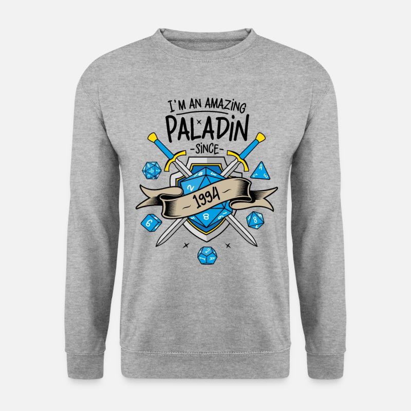 I'm an amazing paladin since 1994 - Unisex Sweatshirt - salt & pepper