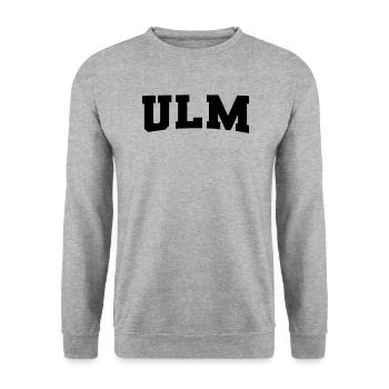 Ulm - Unisex Sweatshirt - salt & pepper - Front - Alina (178cm) & Michal (187cm)