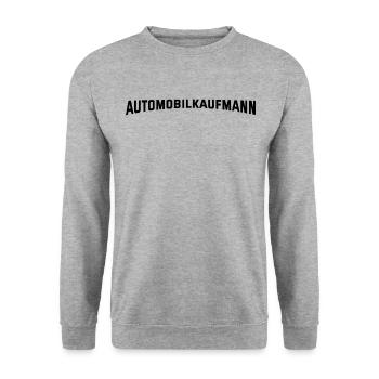 Automotive salesman - Unisex Sweatshirt - salt & pepper - Front - Alina (178cm) & Michal (187cm)
