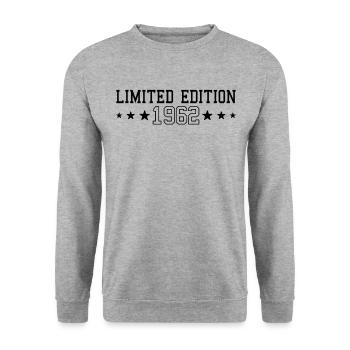 Édition limitée anniversaire 1962 - Sweat-shirt Unisexe - gris chiné - Devant - Alina (178cm) & Michal (187cm)