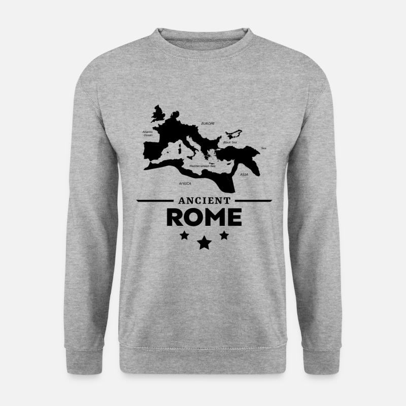 Römisches Reich - Unisex Pullover - Weißgrau meliert