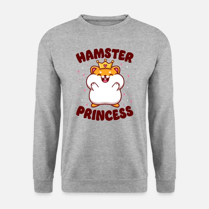 Hamster Hamster Princess - Unisex Sweatshirt - salt & pepper