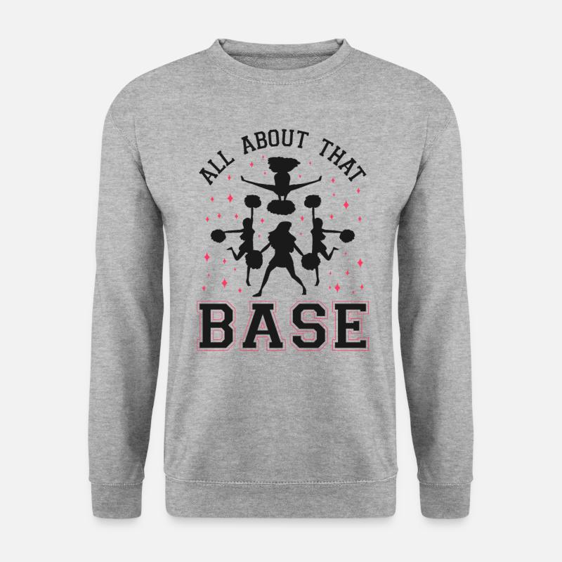 Cheer Cheerleading All About That - Unisex Pullover - Weißgrau meliert