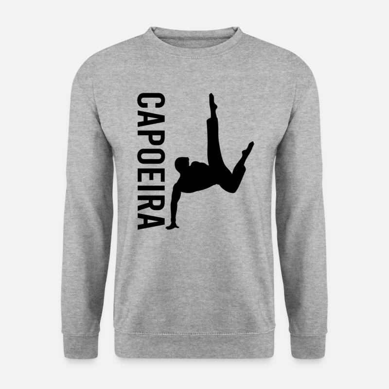 Capoeira Kampfsport - Unisex Pullover - Weißgrau meliert