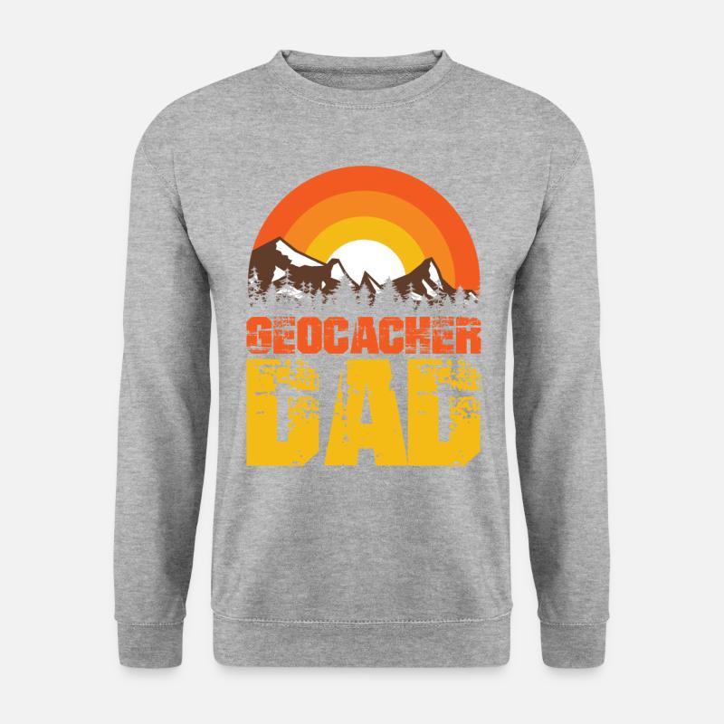 Geocaching-cache-jagd, The Funny Geocacher - Unisex Sweatshirt - salt & pepper