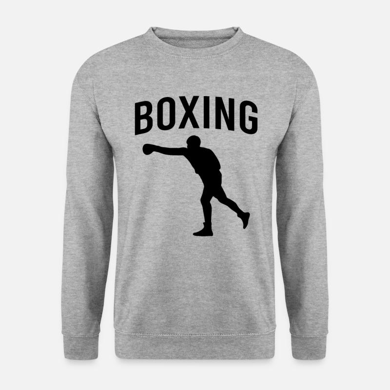 Boxe boxe - Sweat-shirt Unisexe - gris chiné