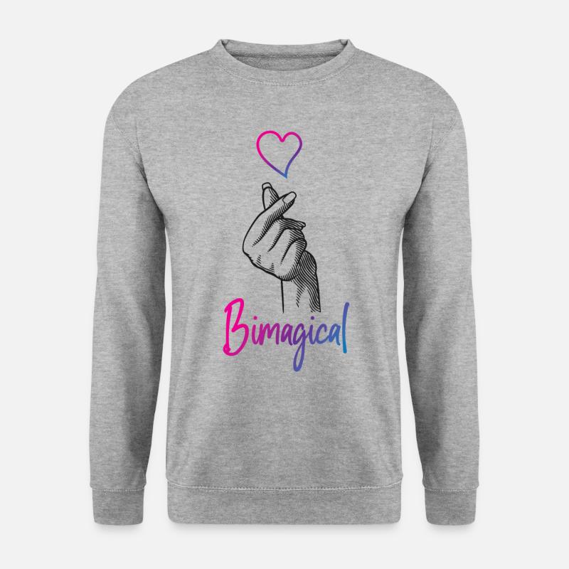 Bisexual Bi Pride Flag Pun - Unisex Sweatshirt - salt & pepper