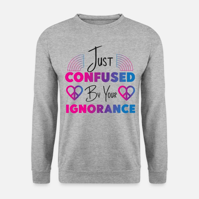 Bisexual Bi Pride Flag Just - Unisex Sweatshirt - salt & pepper