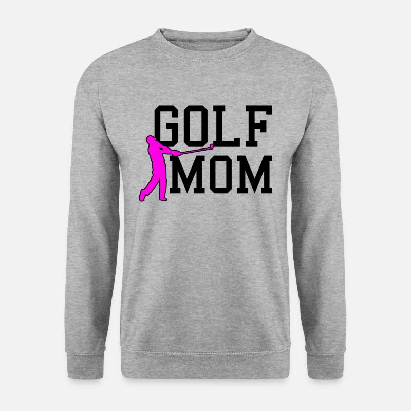 golf mom - Unisex Sweatshirt - salt & pepper