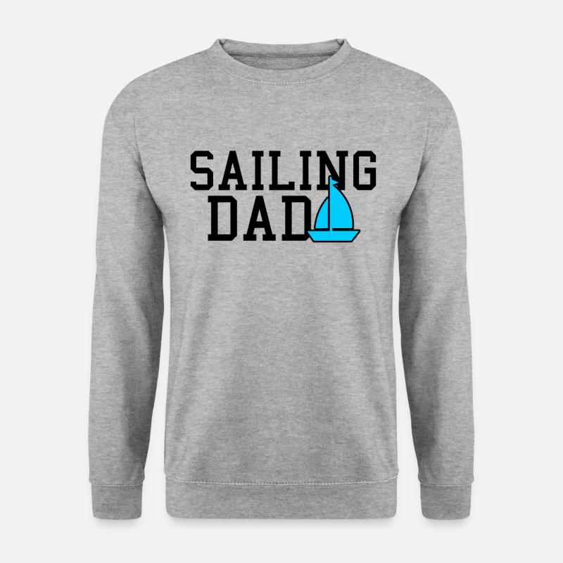 sailing dad - Unisex Sweatshirt - salt & pepper