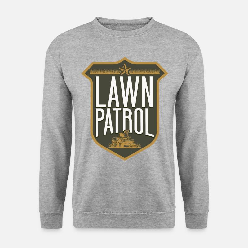 Lawn Mower Mowing Dad Father - Unisex Sweatshirt - salt & pepper