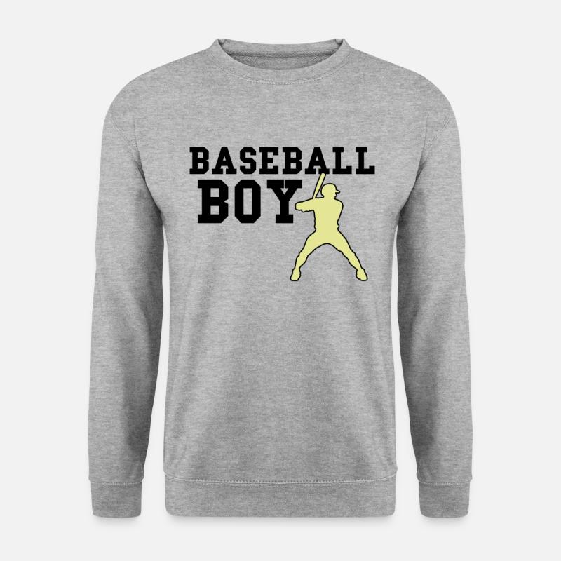 baseball boy - Unisex Sweatshirt - salt & pepper