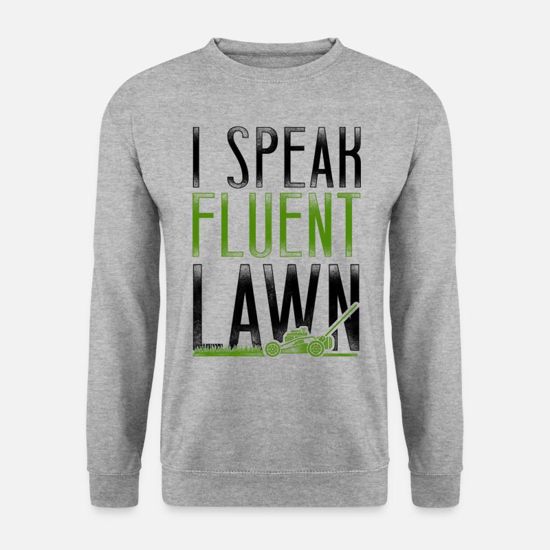 Lawn Mower Mowing Dad Father - Unisex Sweatshirt - salt & pepper