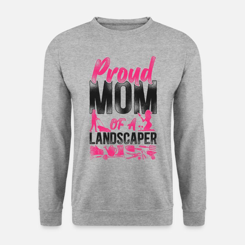 Landscaper Landscaping Landscape - Unisex Pullover - Weißgrau meliert